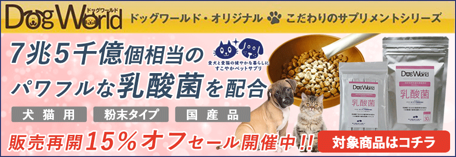 乳酸菌15%オフセール開催中