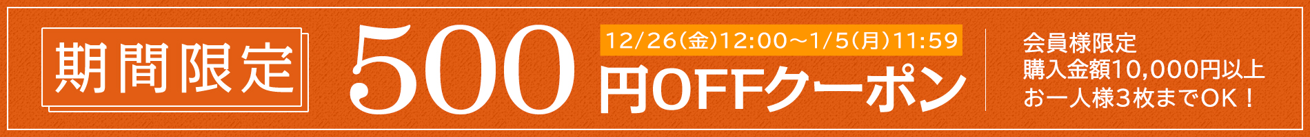 お得なクーポン