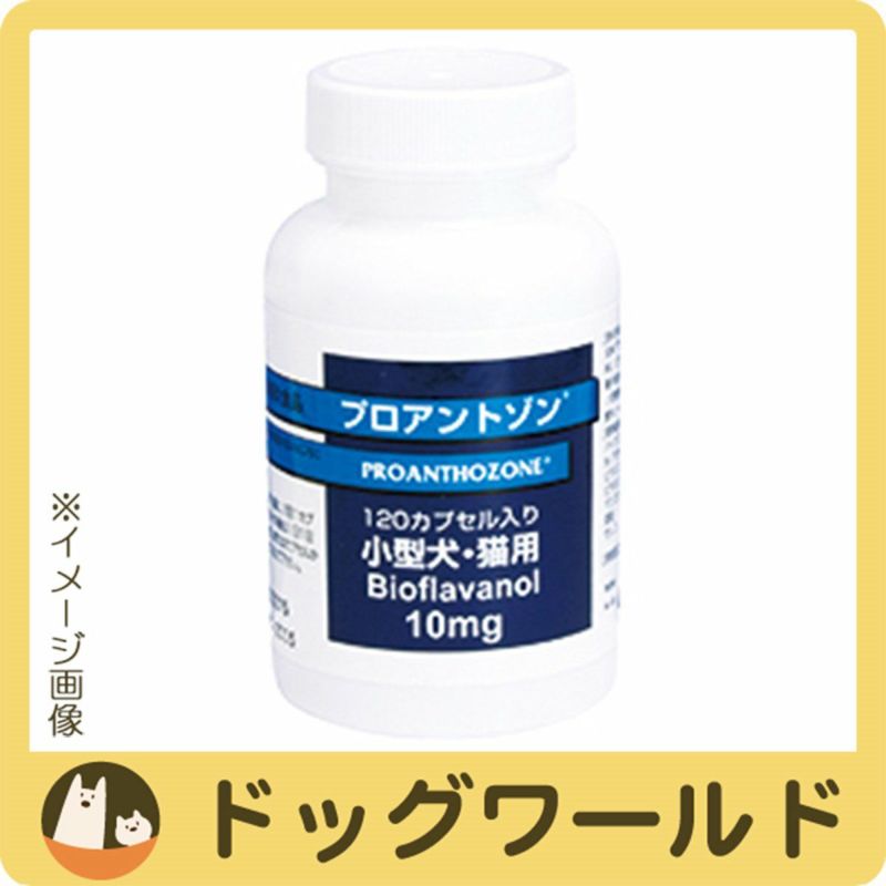 プロアントゾン 小型犬・猫用 120カプセル入り | ドッグワールド